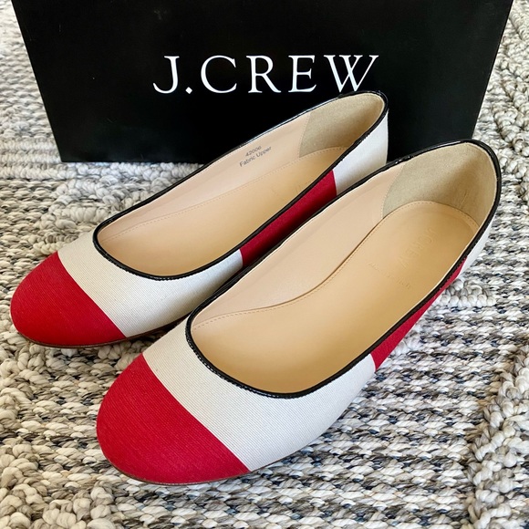 J Crew Nora Stripe Ballet Flats
Size 7
Brand new, excellent condition.
